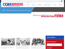 Tablet Screenshot of cgmservices.com